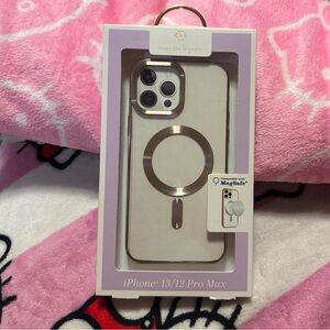 Nanette Lepore Cream iPhone 13/12 Pro Max Case